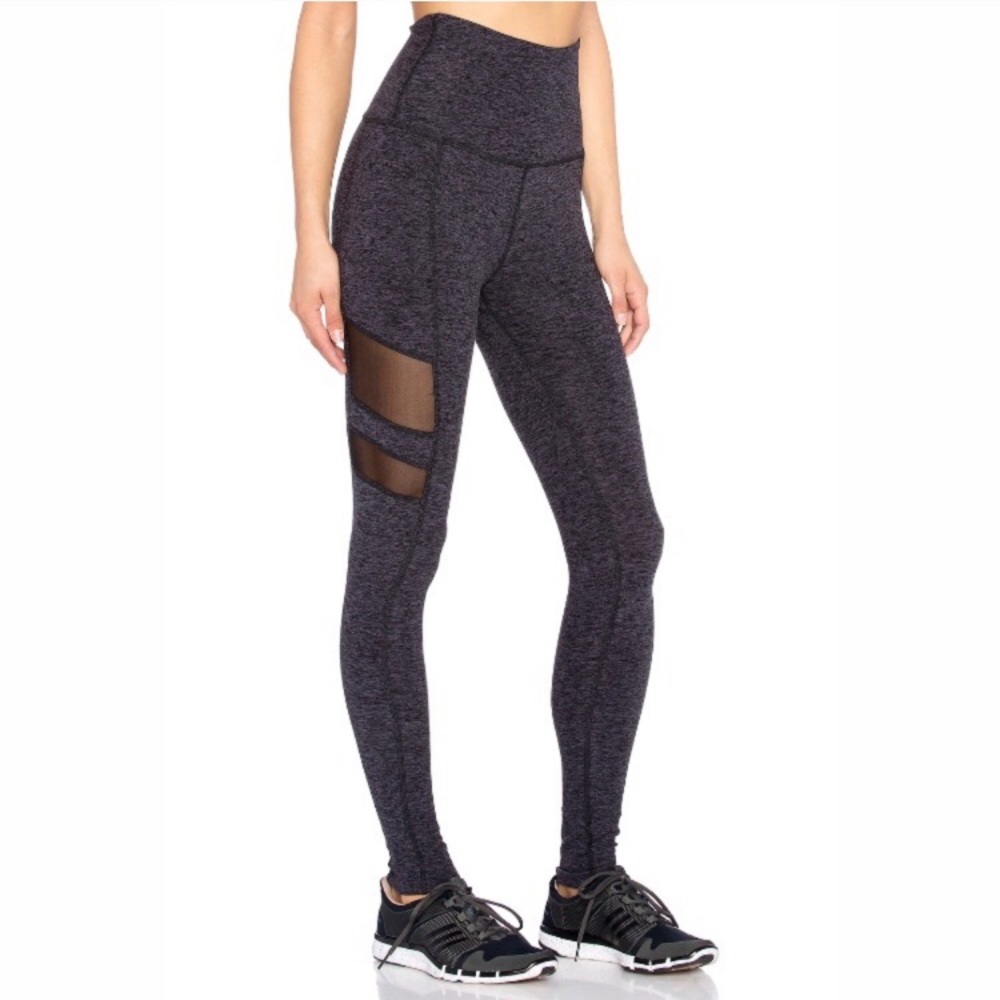 Beyond yoga leggings with mesh side panels